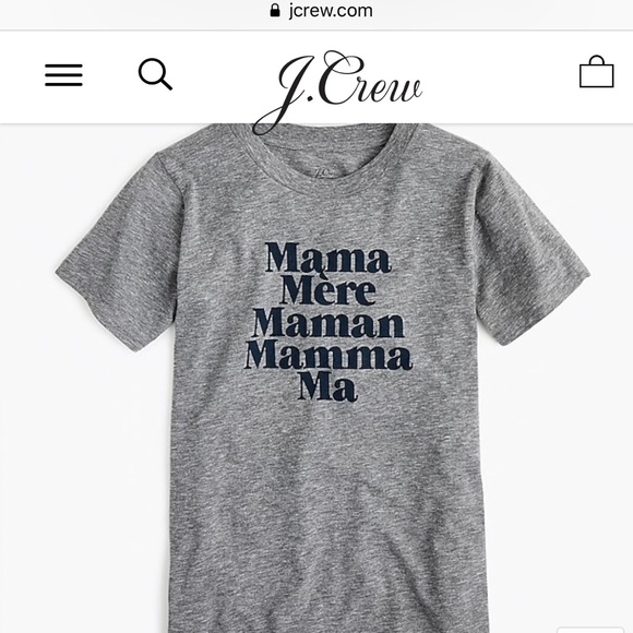 J Crew X Prinkshop Mama Tshirt 